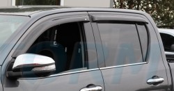 Šoninių langų deflektoriai Toyota Hilux 2016 - 